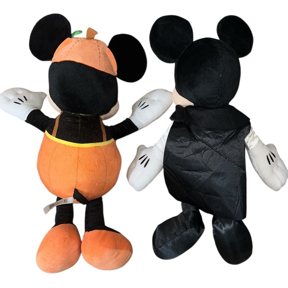 Disney Halloween Mickey and Minnie Stuffed toys - Black, Orange, Purple - Picture 3 of 3